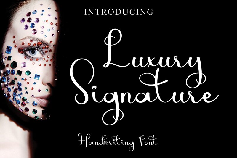 Luxury Signature フォント