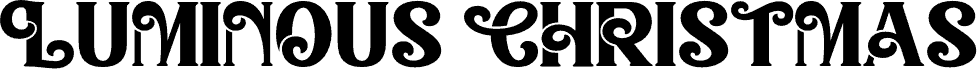 Luminous Christmas Demo Regular font