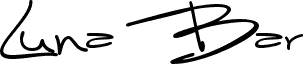 Preview of the Luna Bar font