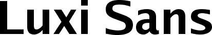 Luxi Sans Bold