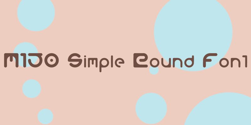 M150SimpleRoundFont Carattere