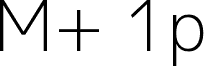 Preview of the M+ 1p light font