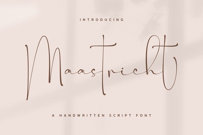 Maastricht Schriftart