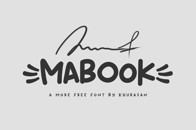 Mabook Schriftart