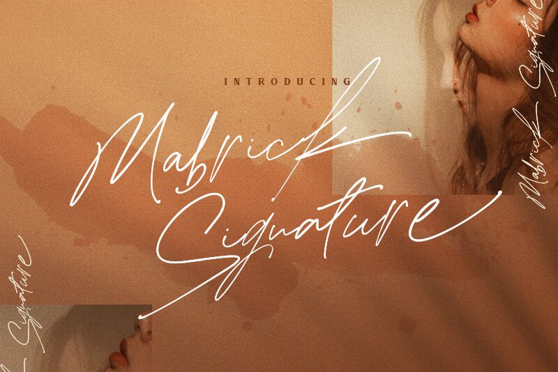 Mabrick Signature Schriftart