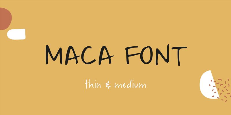 maca bold font free download