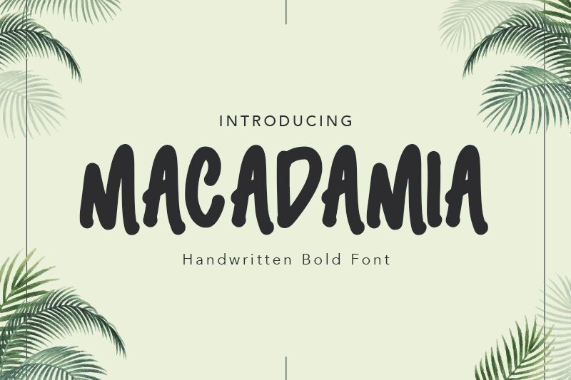 Macadamia Carattere
