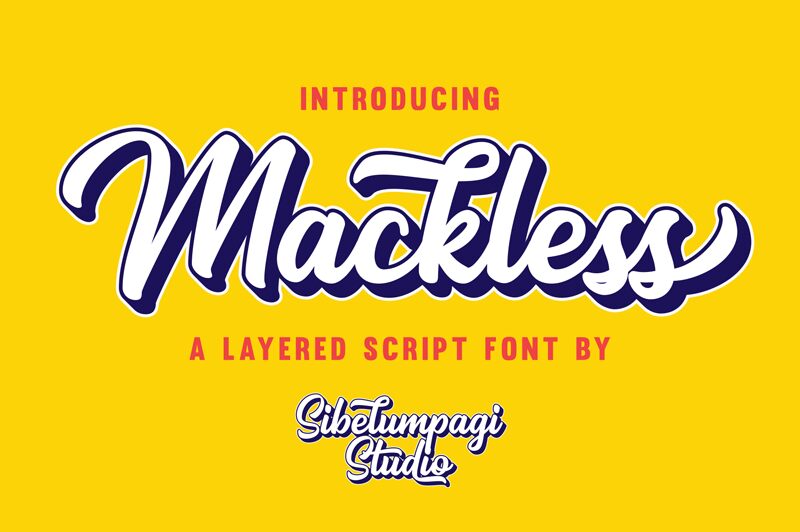 Mackless Script Czcionka