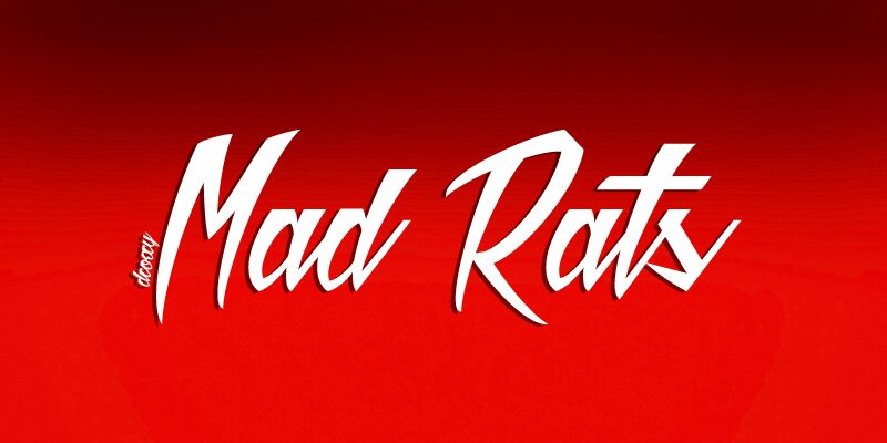 Mad Rats Schriftart