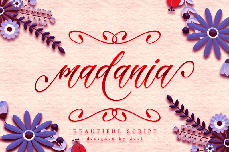 madania script Carattere
