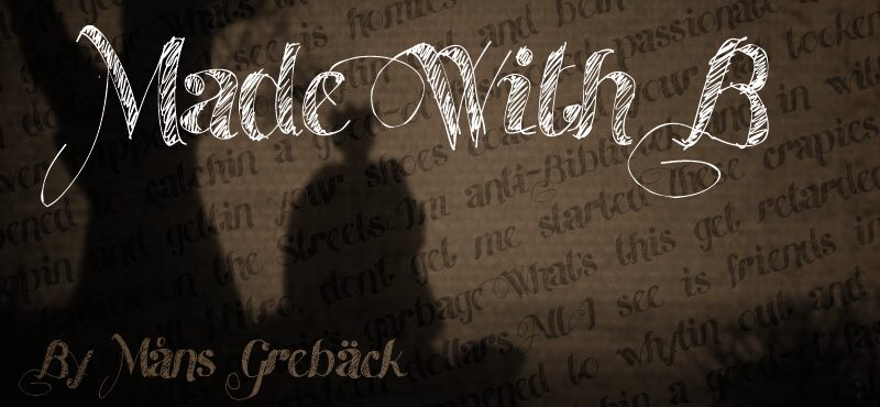 Made With B Czcionka