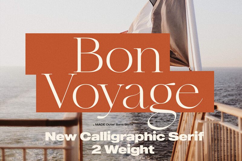 MADE Bon Voyage Schriftart