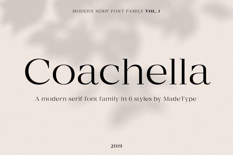 MADE Coachella Schriftart