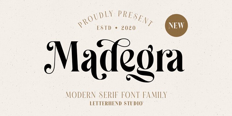 Madegra Schriftart