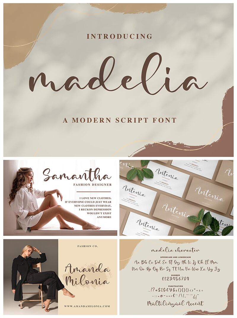 madelia Schriftart