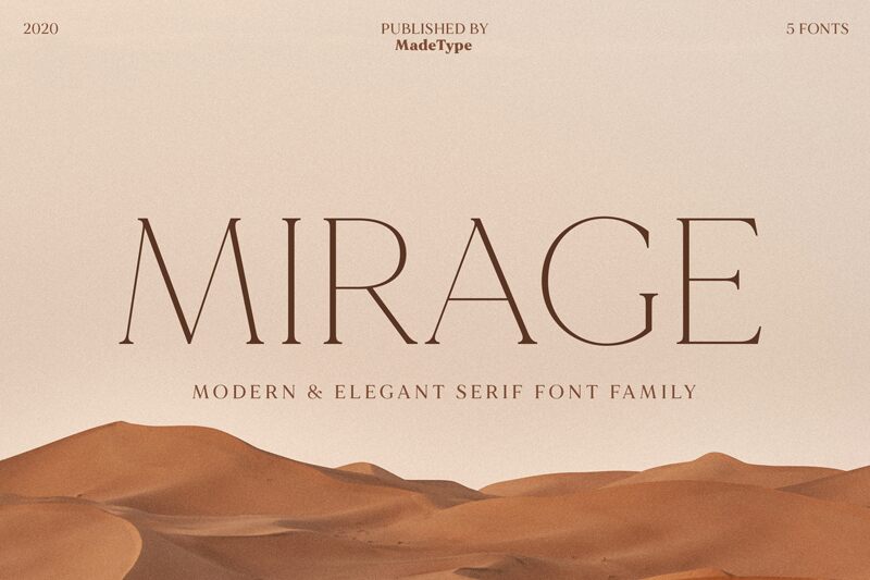 MADE Mirage Schriftart