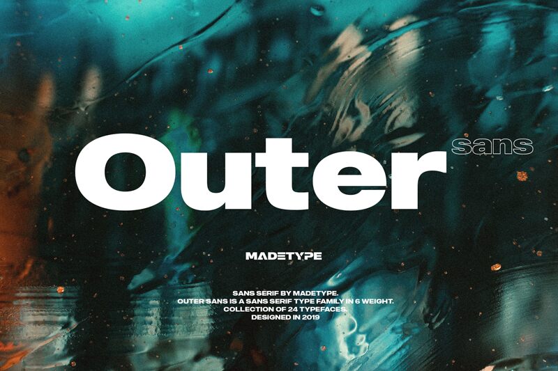 MADE Outer Sans Schriftart