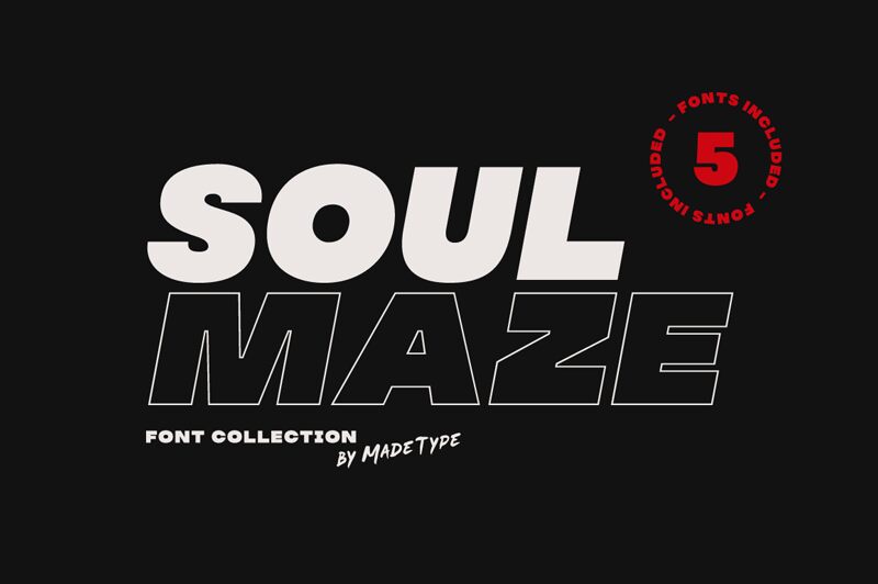 MADE Soulmaze Schriftart