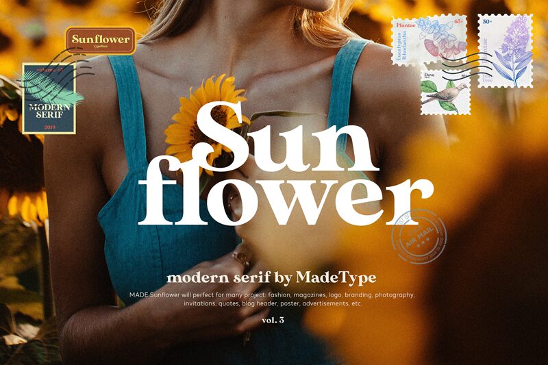 MADE Sunflower Schriftart