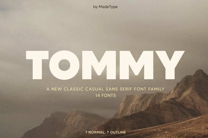 MADE TOMMY Schriftart