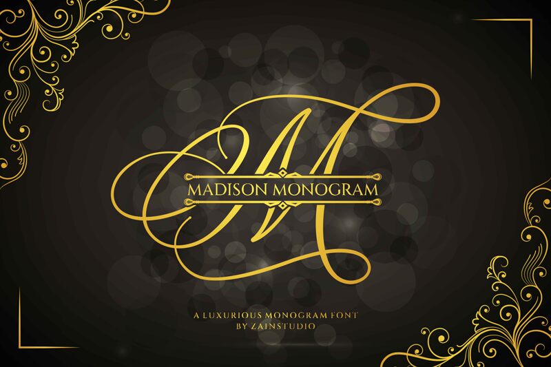 Madison Monogram Czcionka