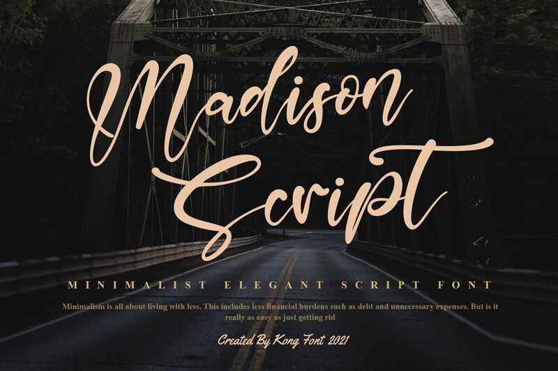 Madison Script Schriftart