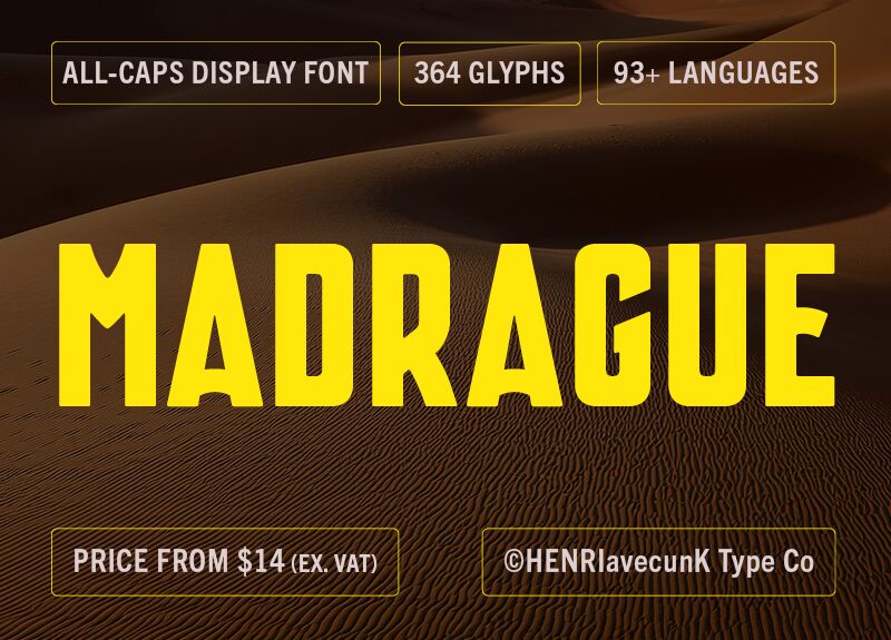 Madrague 字体