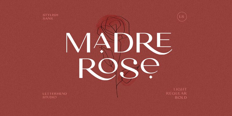 Madre Rose Schriftart