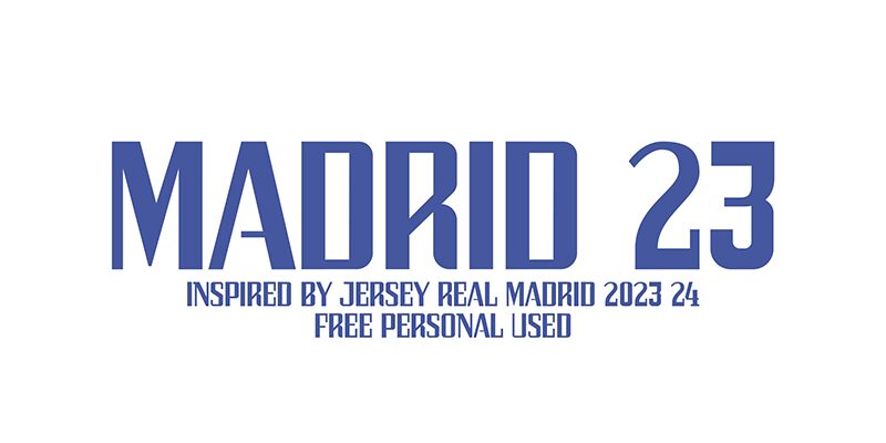 Madrid 23 Font