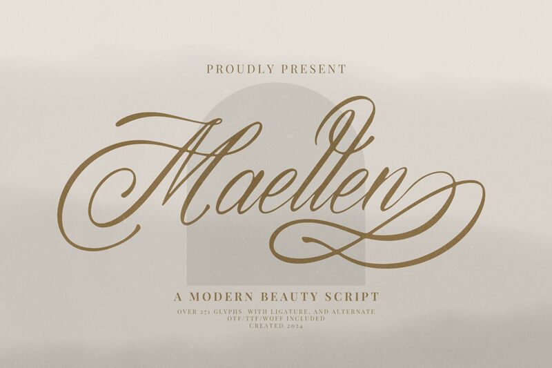 Maellen — Font presentation
