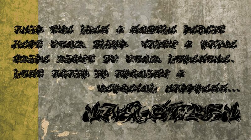 Maelstrom Schriftart