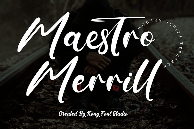 Maestro Merrill Schriftart