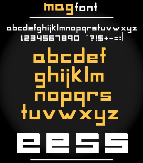 MAG Font Czcionka