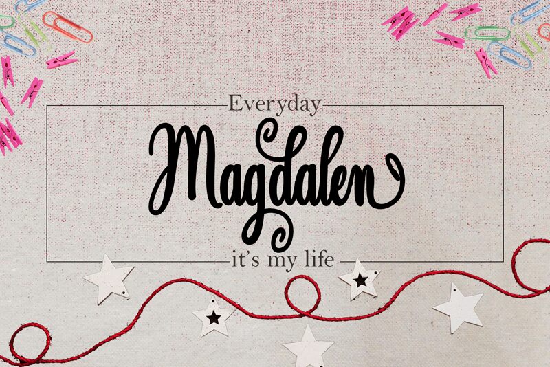 Magdalen Schriftart