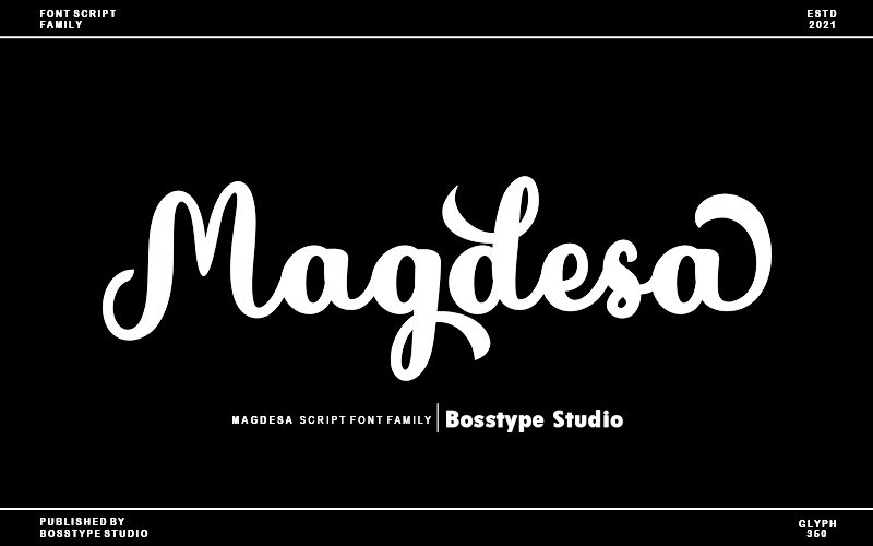 Magdesa Schriftart