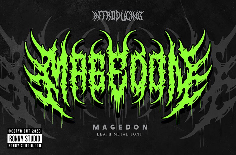 Magedon Czcionka