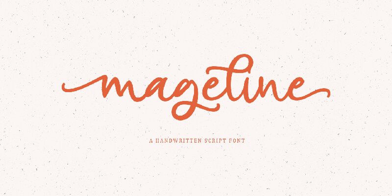 Mageline Schriftart