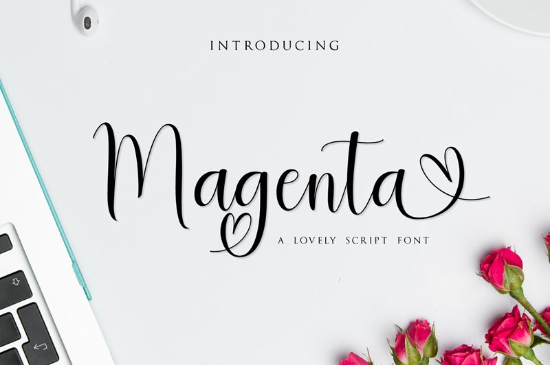Magenta Czcionka