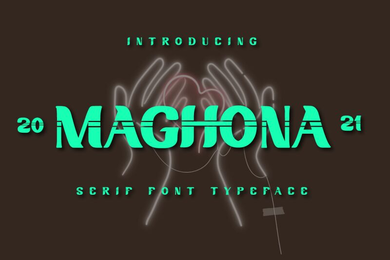 Maghona — Schriftpräsentation