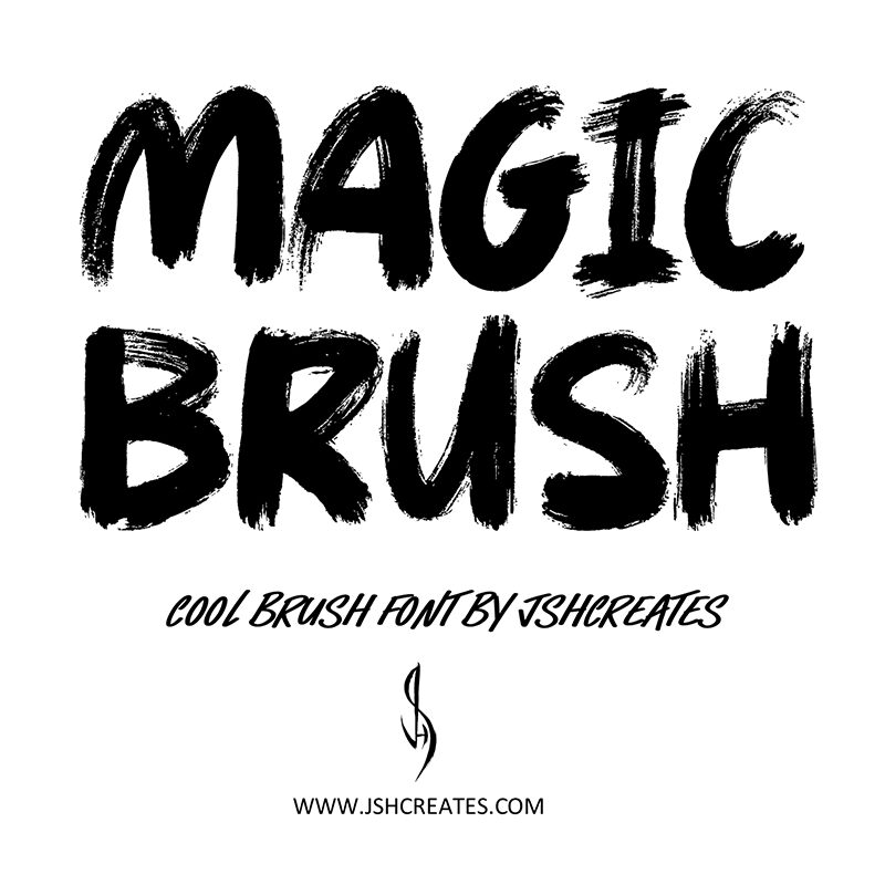 Magic Brush Schriftart