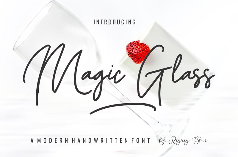 Magic Glass Czcionka