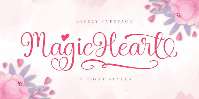 Magic Heart Schriftart