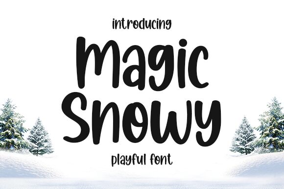 Magic Snowy الخط