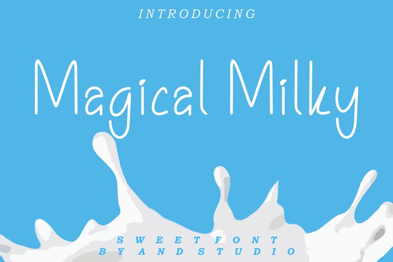Magical Milky الخط