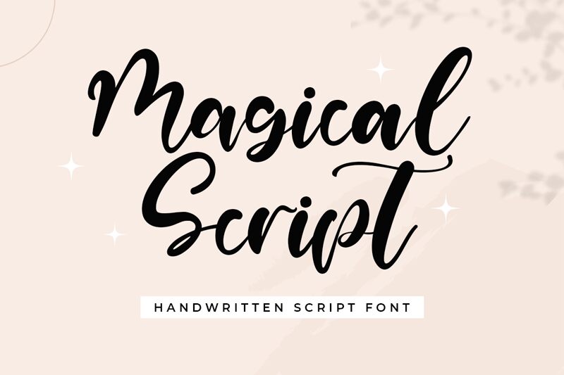 Magical Script Carattere