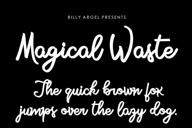 Magical Waste Schriftart