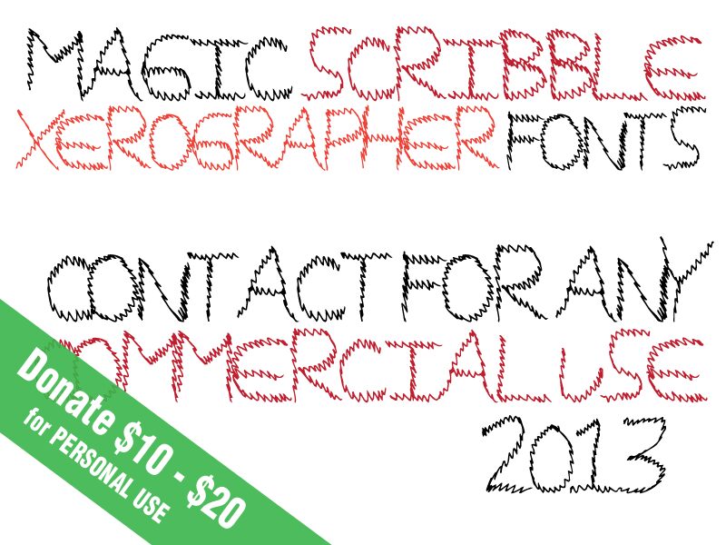 MagicScribble Carattere