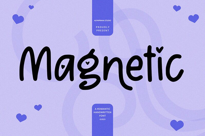 Magnetic Schriftart