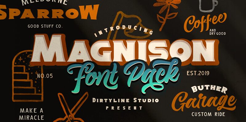 Magnison Script Font