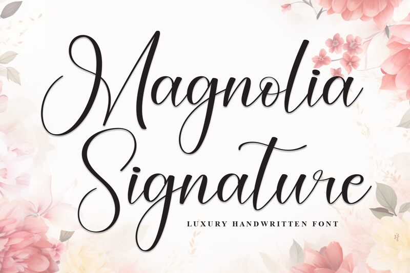 Magnolia Signature Fonte